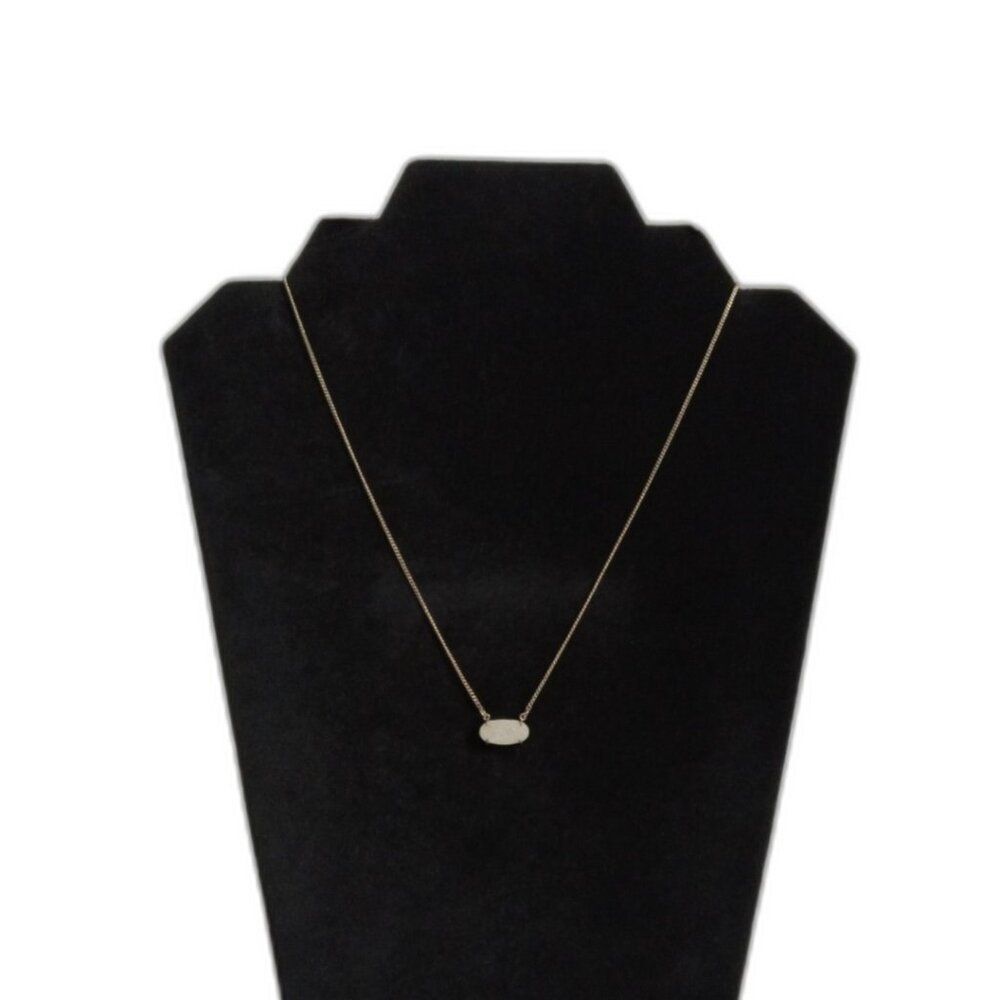 Luna Norte Positivity & Healing Genuine Druzy Quartz Dainty Minimalist Necklace